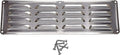 Stainless Steel BBQ Grill Air Vent with Screen - Outdoor Kitchen - Fire Pit or Smoker Shed Venting Cover 15" by 4-1/2"