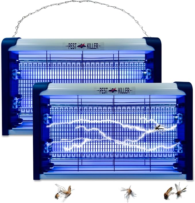 20W Electric Indoor Bug Zapper, Mosquito Trap with UV Light, Insect Eliminator for Home, Office, Restaurant