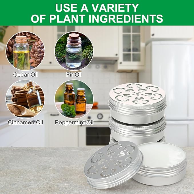 Rodent Repellent for Car Engines,4 Pack Mouse Repellent Peppermint Oil - Keep Mice Out of Car,Garage & Home, Safe for Humans and Pets