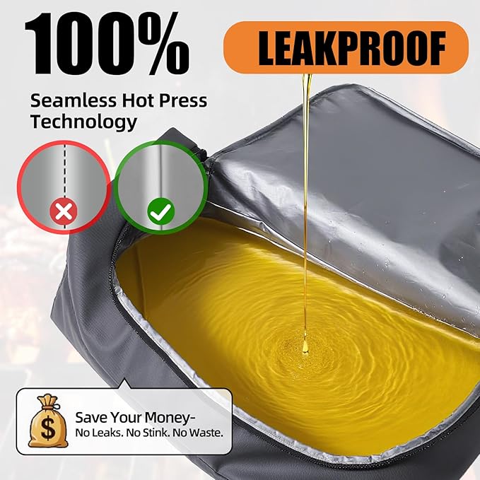 BBQ Blanket for Resting Meat, Leak-Proof Insulated Meat Resting Bag, 270°Top Opening for Large Briskets, Turkey, Washable Smoker Accessories Gifts for Men, Christmas Stocking Stuffers for BBQ Lovers