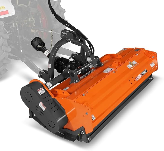 72" Heavy Duty PTO Flail Mower with Hydraulic Side Shift 3 Point 50-75 hp, Model KDK72H