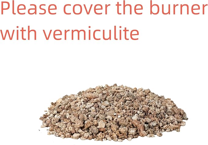Rock Wool+Lave Rock+Vermiculite for Gas logs (for 30-36 Inch Fireplace)