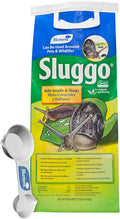 Monterey Sluggo Snail & Slug Killer Bundled with Measuring Spoon - OMRI Listed for Organic Gardening - Wildlife and Pet Friendly - 10 lb Bag