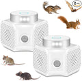 2026 New Ultrasonic Mouse Repellent Plug in Electronic Repellent Devices Control for Rodent Rat Mouse Mice Squirrel Bat 3 IN1 Mice Repellent Indoor for House Garage Basement Attic,2 Pack