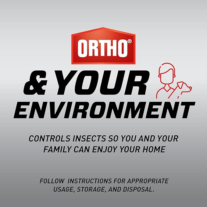 Ortho Home Defense Max Indoor Insect Barrier Refill Pouch for Battery-Powered Sprayer, Kills Ants, Roaches, Spiders, Fleas and Ticks, 1.5 L
