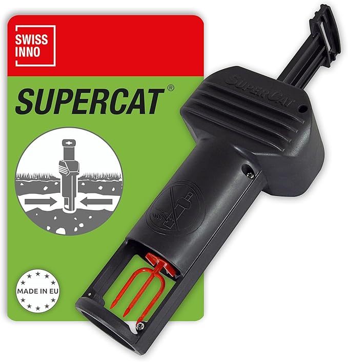 SWISSINNO Gopher & Vole Trap PRO SuperCat – Reusable Tunnel Trap with Dual-Trigger System – Easy to Set, Made in Europe – High Catch Rate - 1 Pcs