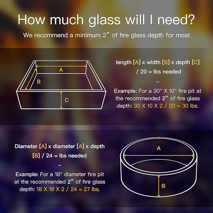 Holy Fire 1-inch Fire Glass Diamonds for Fire Pits, Reflective Diamonds Rocks for Natural or Propane Gas Fireplaces Fire Bowls, Indoor & Outdoor Landscaping. (10 Pounds, Cobalt Blue)