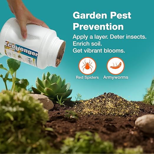 EcoVenger Multi-Purpose V-Granules 1.95LB Jug, Horticulture or Household Use for Indoor & Outdoor Protection Against Insects and Rodents, Improves Soil & Promotes Rooting, 100% Natural, Safe for Kids