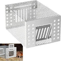 2026 Upgraded Stainless Steel Automatic Mouse Trap, Easy Setup for Indoor and Outdoor Use, Humane No-Kill Live Trap with One-Way Door, Catch & Release for Mice and Rodents (1)