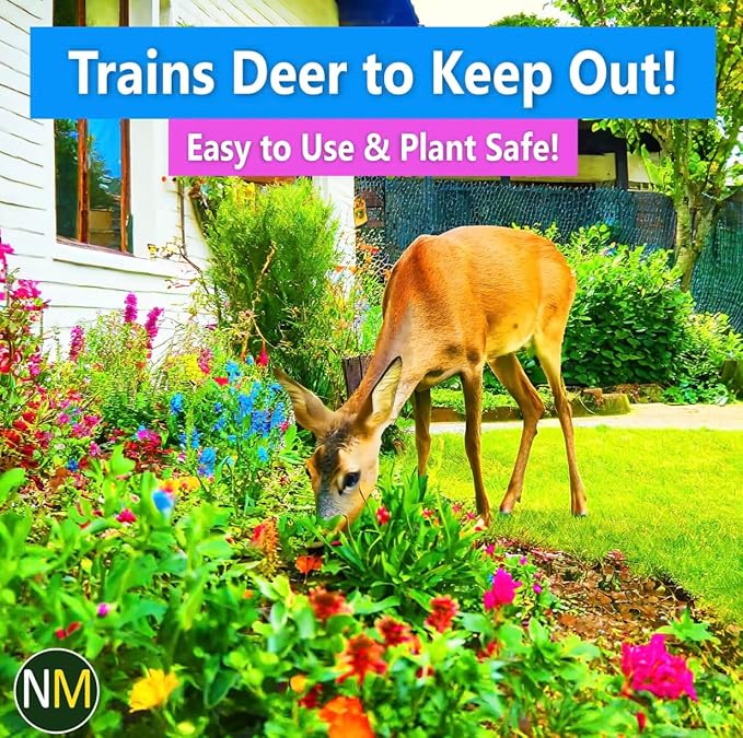 Nature's MACE Deer & Rabbit Repellent 125 lb/Covers 125,000 sq ft. / Repel Deer from Your Home & Garden/Safe to use Around Children, Plants & Produce/Protect Your Garden Instantly