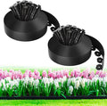 MIXC 66ft, 1.5in Tall Landscape Edging Kit with 100 Spikes, No-Dig Flexible Plastic Edge Border for Landscaping, Lawn, Garden, Flower Beds, Yard, Paver, Playground, Fence, Pathway,2pack,33ft Each