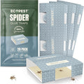 Spider Traps – 20 Pack | Sticky Indoor Glue Trap for Spiders and Other Bugs and Crawling Insects | Adhesive Spider Bait Trap, Monitor, Killer and Detector for Pest Control