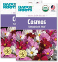 Back to The Roots 100% Organic Heirloom Seeds - Cosmos Flower Value Pack (1g Total)