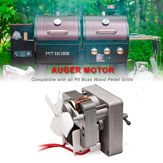 Universal Auger Motor, 120V 2.0RPM Replacement Motor for Pit Boss and Traeger Pellet Smoker Grills