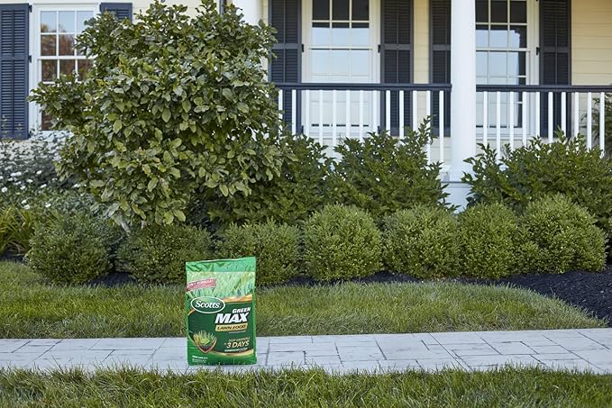 Scotts Green Max Lawn Food, Lawn Food Plus Iron Supplement for Deep Greening, 33.33 lbs., 2-Pack
