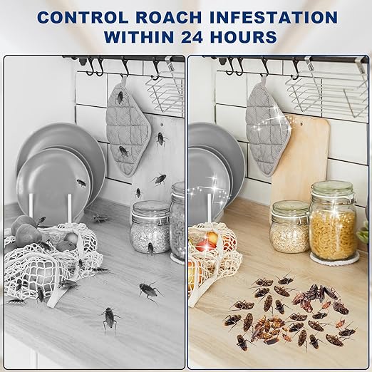 Roach Gel Bait Insect Control Indoor Ready to Use Roach Killer - 4Tubes x 30gms