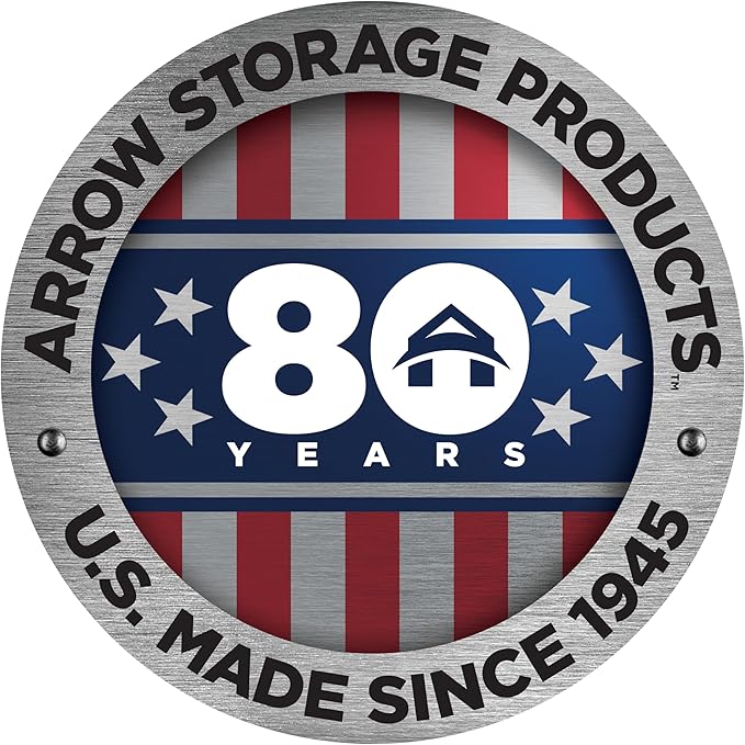 Arrow Carports Galvanized Steel Carport, with 2-Sided Enclosure, Compact Car Metal Carport Kit, 20' x 20' x 7', Charcoal