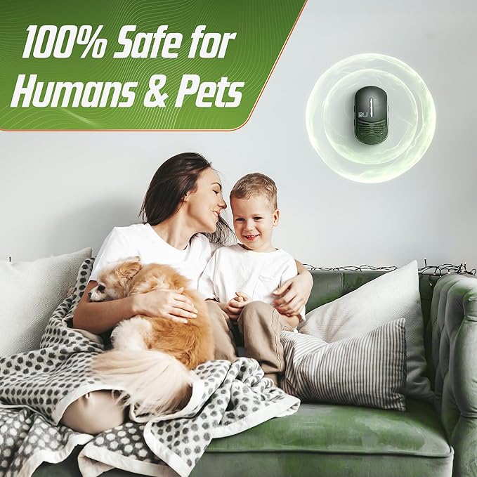 BugWomp-BEU Bat Expulsion Unit – Dynamic Ultrasonic Bat Repellent (Midnight Black Edition)