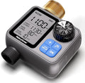 Sprinkler Irrigation Timer with Brass Inlet, Programmable Water Timer for Garden Hose, Automatic Watering System for Yard Lawn, Rain Delay