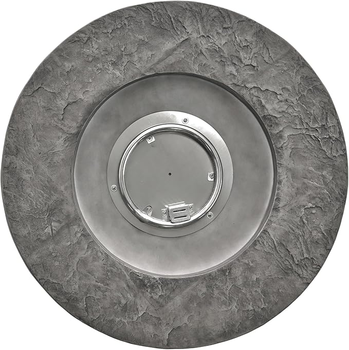 Propane Fire Pit Table, 31 Inch Firepits for Outside, Round Gas Fire Pit for Outside Patio, Propane Fire Table, 40000BTU, Stone Gray