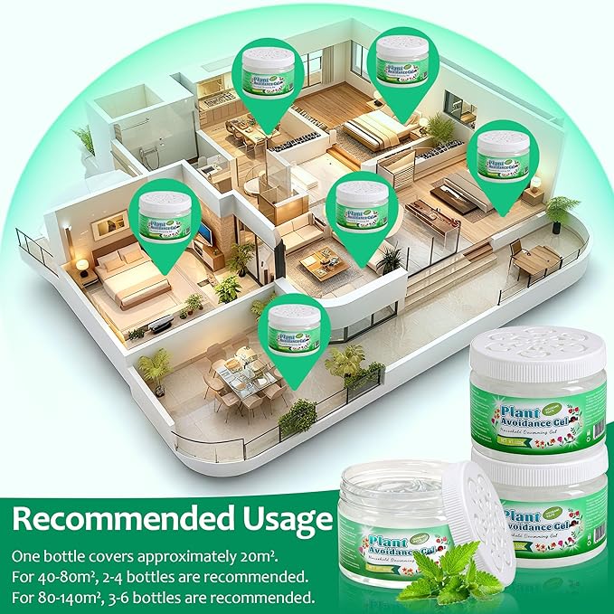 Peppermint Oil Pest Repellent, 6 Pack Natural Spider Repellent with Plant-Based Ingredients, Outdoor Indoor Pest Control for Roaches, Ants, Bugs, Spider for House Garage, Human Pet Dog Plant Safe