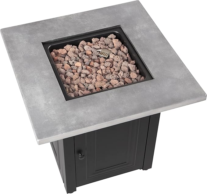 Endless Summer, Wakefield, Square 28" Outdoor Propane Fire Pit