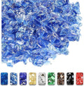 GRISUN Pacific Ocean Blue Fire Glass for Fire Pit, 20 Pounds 1/2 Inch Tempered Glass Rocks for Natural or Propane Fireplace, Safe for Outdoors and Indoors Firepit Glass