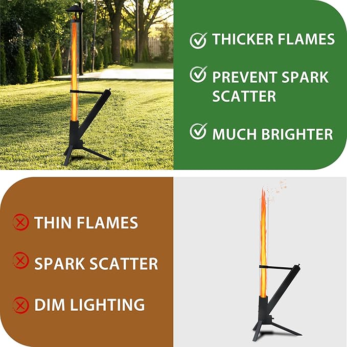 55.9 Inches Wood Pellet Patio Heaters for Outdoor Use, Portable Rocket Stove with Glass Tube for Patio, Porch and Garden