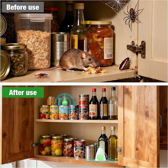 Pest Rodent Repellent, 36 Pack Peppermint Oil for Mice, Mouse, Rats, Spider, Roach, Ant, Bugs, Squirrel, Insect Control Indoor & Outdoor, Natural Mouse Deterrent Replace Traps Family & Pet Safe