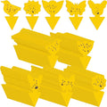200 Sheets Fruit Fly Sticky Traps for Fruit Fly Gnat Trap for House Indoors Sticky Traps Catcher for Gnats Fungus Gnats Mosquito Catcher for Kitchen Outdoor Plants(Yellow)