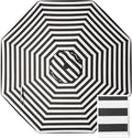 MASTERCANOPY 5-Year-Non-Fading Olefin 9FT Patio Umbrella Replacement Canopy-Black&White Canopy Only