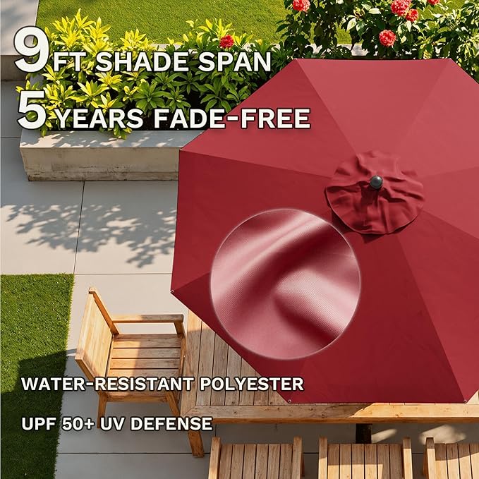 Patiowell Motorized Patio Umbrella