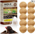 Powerful Mole & Vole Repellent Balls for Yard, Repel Groundhug, Armadillo, Mole, Vole, Gophers, Natural Essential Oil Formula, Safe for Kids & Pets, Long-Lasting Outdoor Yard Protection