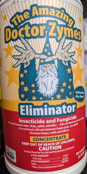 Eliminator RTU Concentrate – Organic Enzyme Insecticide & Miticide – Safe Pest Control for Gardens, Crops, Homes & Pets – Natural Bug Spray for Aphids, Mites, Whiteflies, Flies, Mildew & Fungus