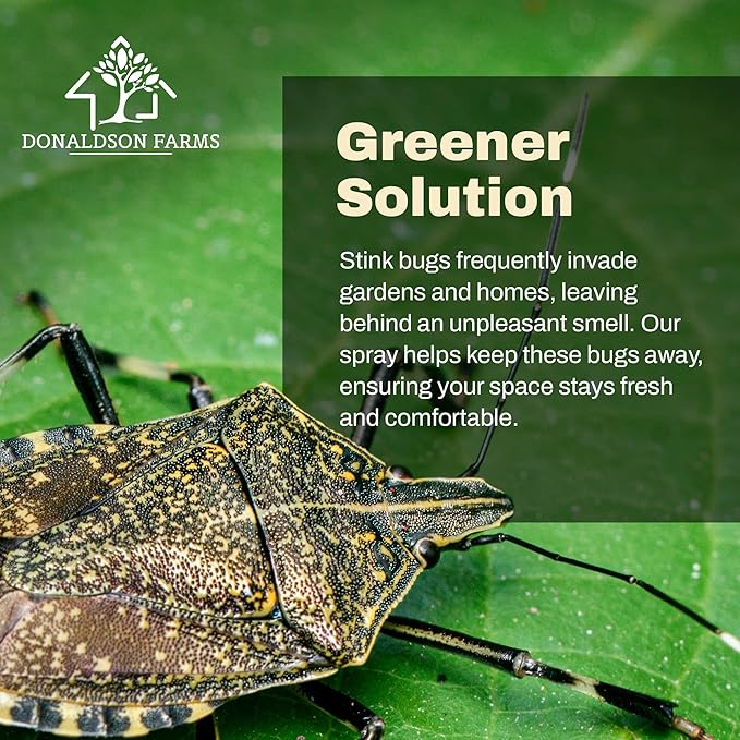 Stink Bug Killer Spray - Unscented & Nature-Derived Formula for Garden, Indoor & Outdoor Home Protection, Long-Lasting Defense Against Stink Bugs & Other Stinky Bug Invaders - 16 oz