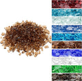 Onlyfire 10-Pounds High Luster Fire Glass for Natural or Propane Fire Pit Fireplace & Landscaping, 1/2-Inch Copper