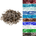 Onlyfire 10 lbs Fire Glass for Propane Fire Pit, 1/4-Inch High Luster Fireplace Glass Rocks for Fire Pit Table, Bronze