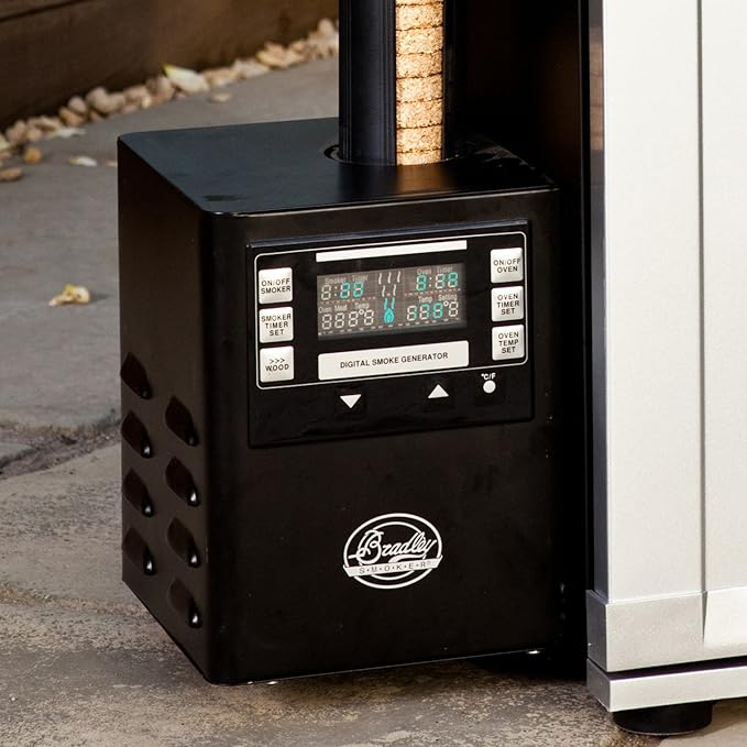 Bradley Smoker BTDS76P 4-Rack Outdoor Natrual Draft Digital Vertical Smoker