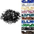 Onlyfire 10 pounds Fire Glass for Propane Fire Pit and Gas Fireplace, 1/4 Inch Reflective Firepit Glass Rocks for Fire Pit Table and Fire Bowl, High Luster Onyx Black