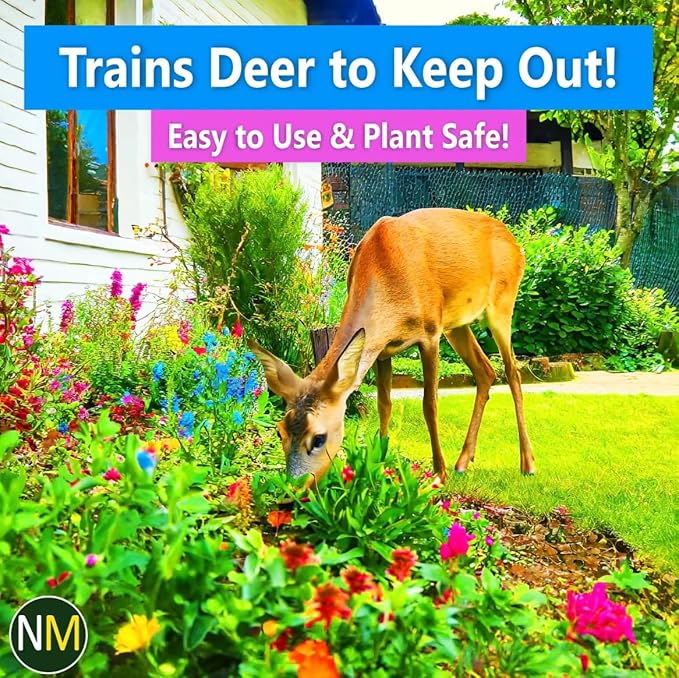 Nature's MACE Deer and Rabbit Mace, Deer Repellent for Plants, Repel Deer from Your Garden, Flowers, Yard, Protect Plants Fast, Deer Deterrent, Create a Deer Free Barrier, Pet & Plant Safe, 2.5 lb
