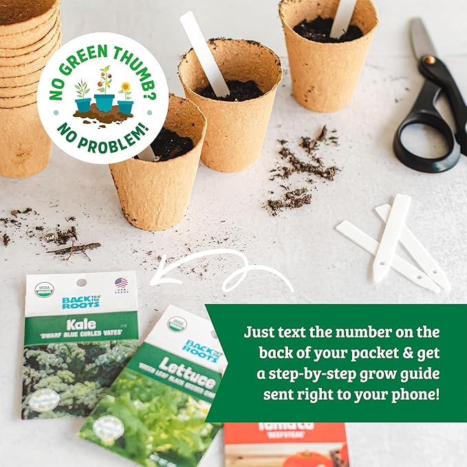 Back to The Roots Organic Herb Seeds Variety (5-Pack)