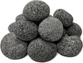 Midwest Hearth Lava Stones for Gas Fire Pit and Fireplace (Medium (1" - 2"))