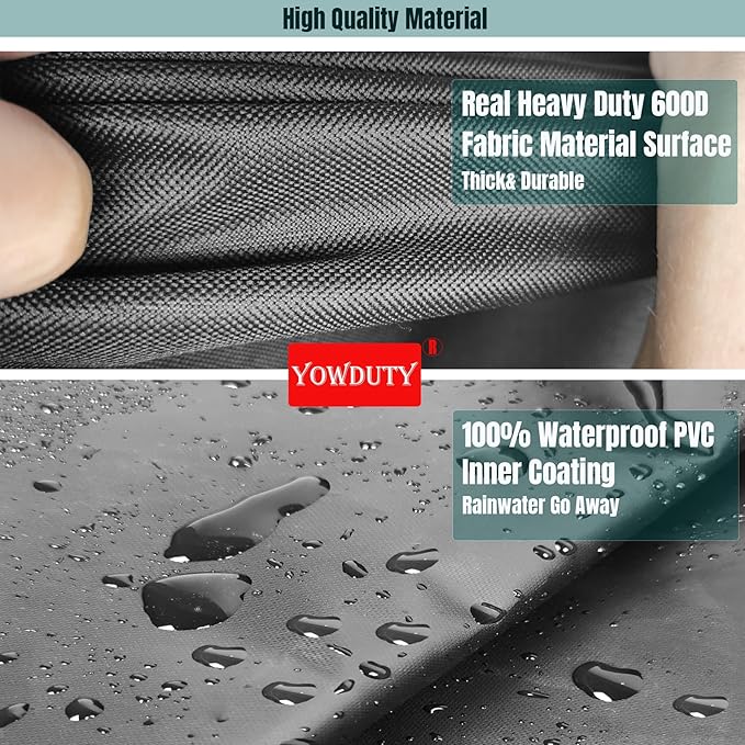 Round Propane Gas Fire Pit Cover 36 x 24 Inch, Waterproof Heavy Duty 600D Round Outdoor Fireplace Cover 36 inch, All-weather Protection For Patio Firepit / Fire Bowl 34/35/36 inch
