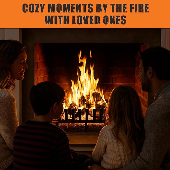 Lifetime Fireplace Grate 36 Inch - Black | Heavy-Duty Deep Fireplace Log Holder | Alternative to Cast Iron Fireplace Grate | Heat-Resistant 53 Lb Basket Style Grate