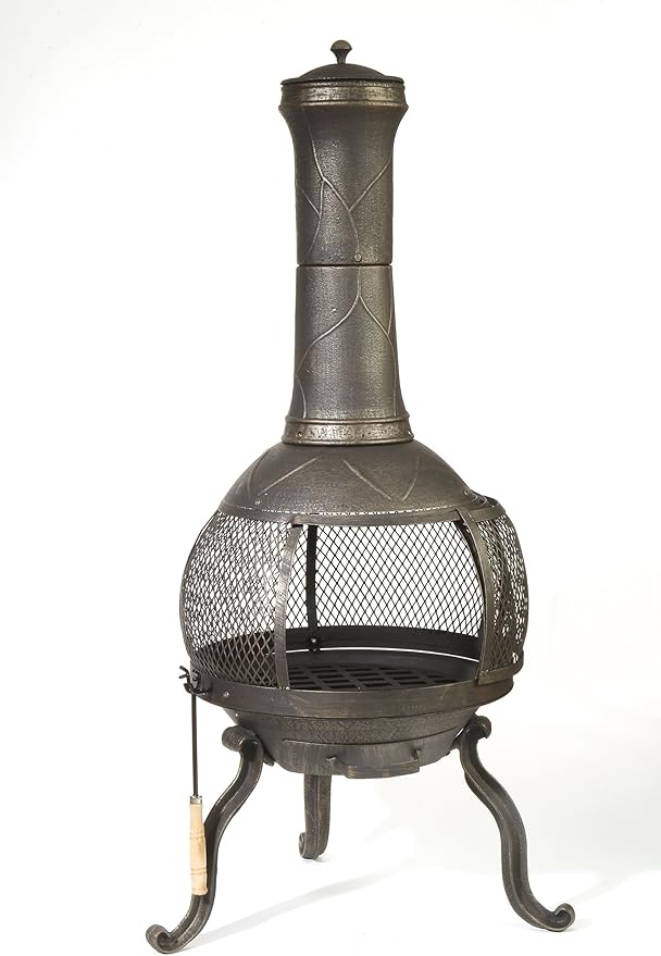 Deckmate Sonora Outdoor Chimenea Fireplace Model 30199