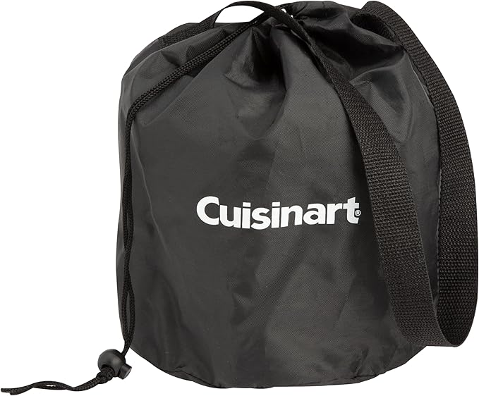 Cuisinart Cleanburn Smokeless Tabletop Fire Pit, 7.5” Lightweight Portable Smokeless Fire Pit with Removable Base for Ash & Carry Bag, Small Outdoor Heater for Patio, Camping & RV, Portable Heater