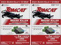 Tomcat Mouse Killer Child Resistant, Refillable Station with Clear Lid for Easy Monitoring, 1 Bait Station and 4 Refills (Pack of 2)