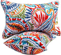 JMGBird Outdoor Lumbar Pillows Set of 2 with Insert - 12x20 Inch Waterproof Outdoor Pillows for Patio Furniture