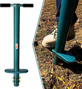 Sod Plugger Bulb Planter Planting Tool, Easy to Assemble Garden Trasnplanter with Serrated Base for Planting Grass Plug for Digging Holes Tulips, Daffodils, Iris