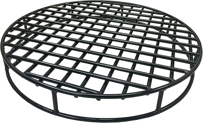 Walden Backyards Round Fire Pit Grate - High Temperature Heavy Duty Steel Above Ground Firegrate for Outdoor Pits and Campfire - 29.2”